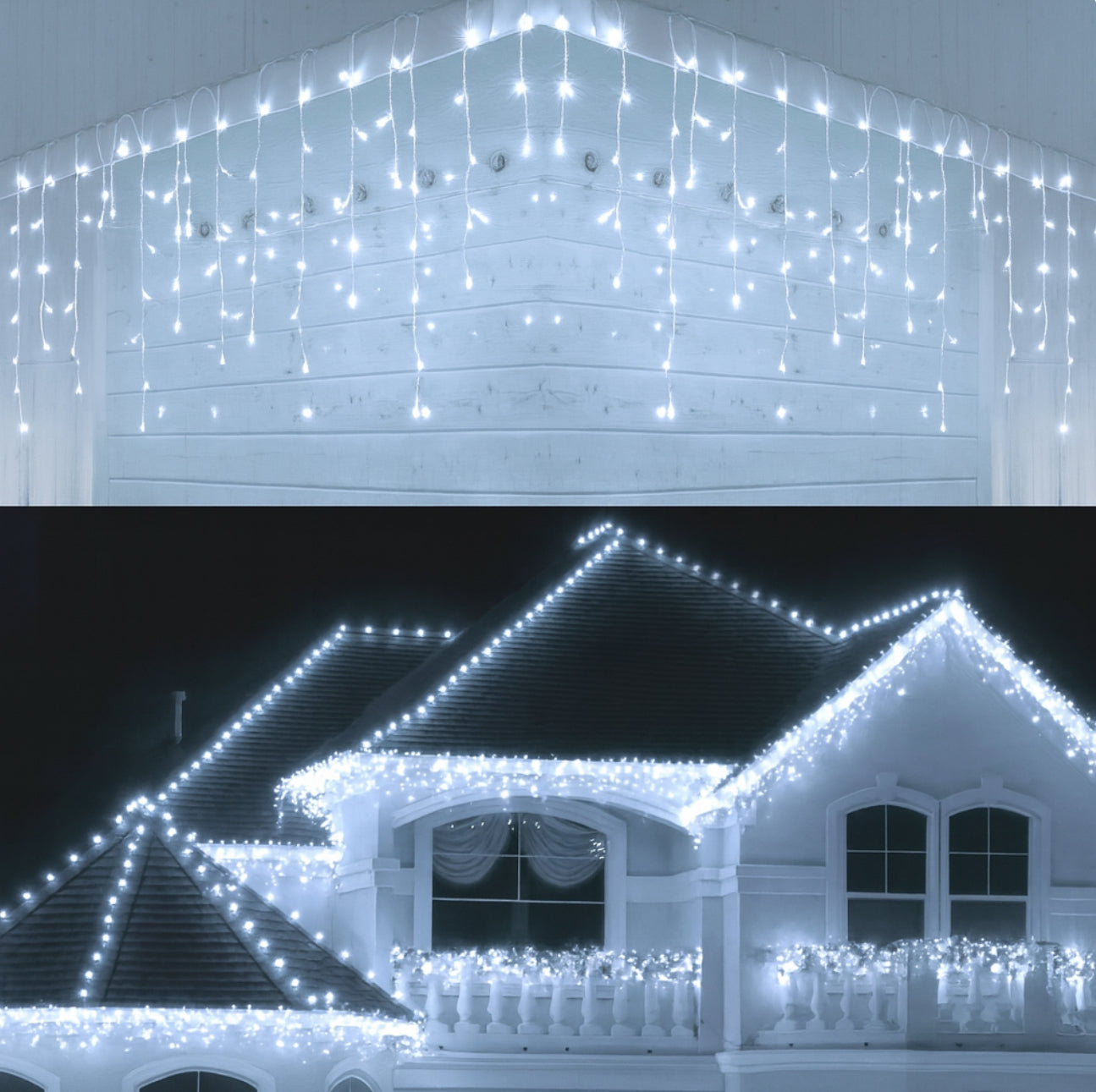 Winter Outdoor LED-Vorhang-Lichterketten