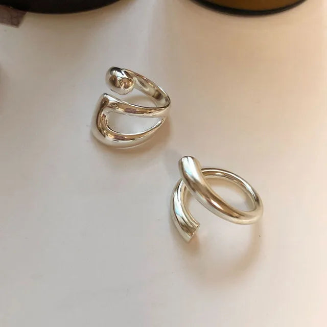 "RadianceRings™ 925 Sterling Silver Smooth Rings
