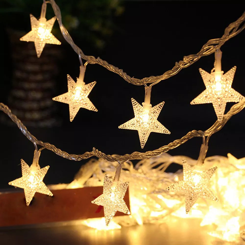 "Stellarglitz ™ LED stars light chains