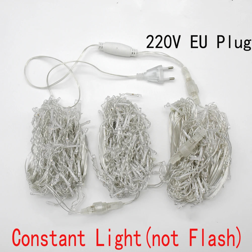 WinterWonder™ Outdoor LED-Vorhang-Lichterketten - Lobitos