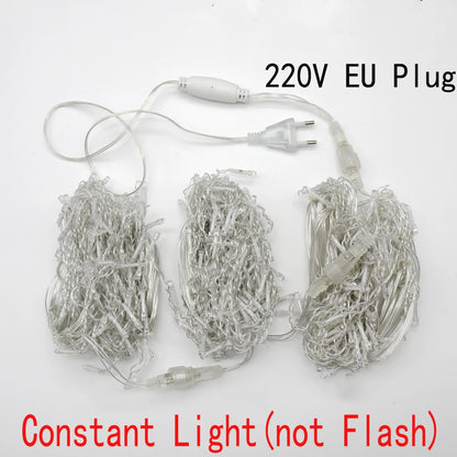 WinterWonder™ Outdoor LED-Vorhang-Lichterketten - Lobitos