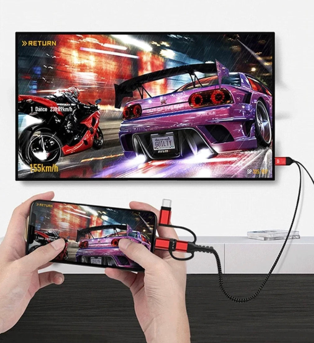 3 in 1 HDMI-Kabel - Lobitos