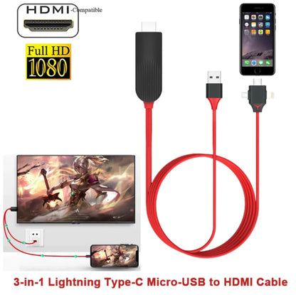 3 in 1 HDMI-Kabel - Lobitos