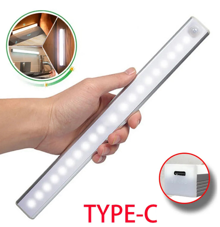 LED light with motion sensor