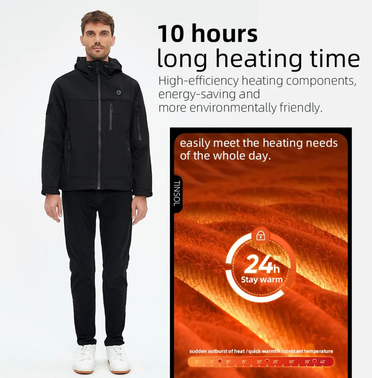 HeatMax Pro: beheizbarer Mantel - Lobitos