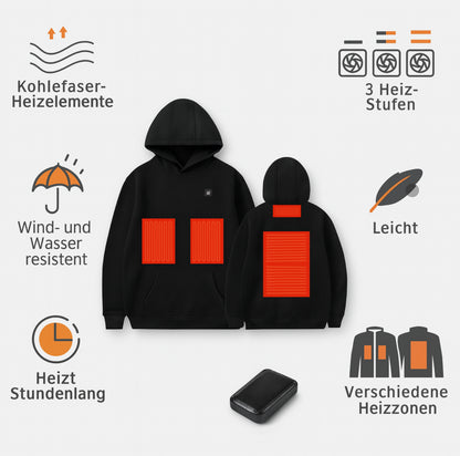 Beheizbarer Wärme-Hoodie
