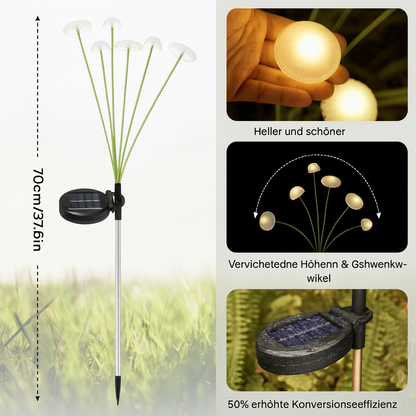 Solarbetriebene Beleuchtung - Pilz style