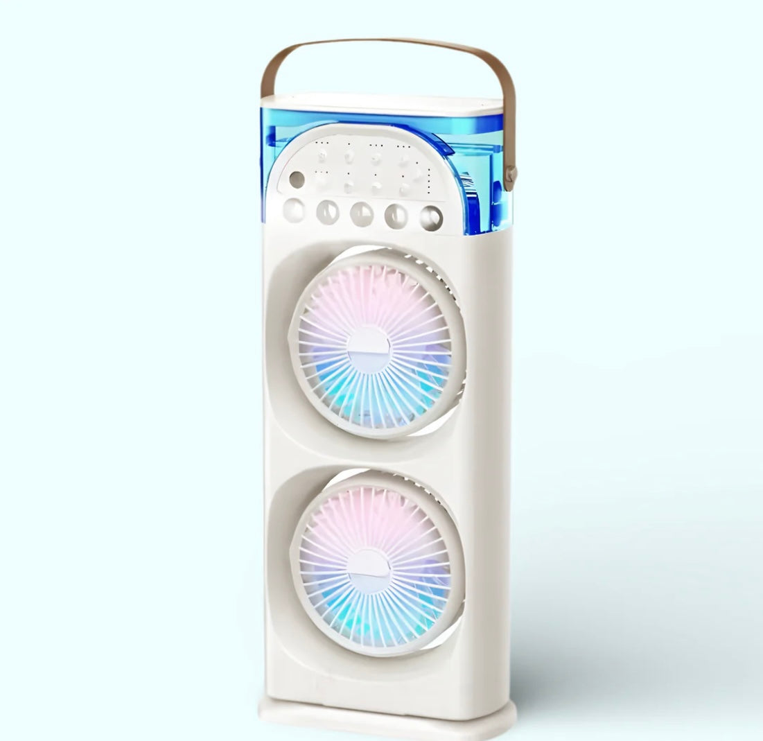FrostAir – Tragbarer Nebel-Ventilator für erfrischende Kühle an heissen Tagen