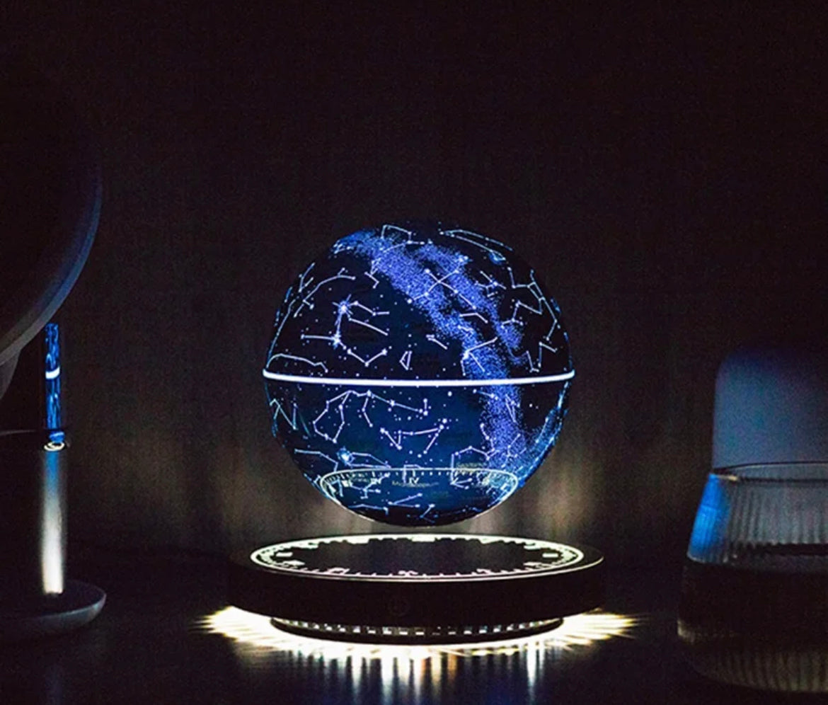 Floating galaxy lamp