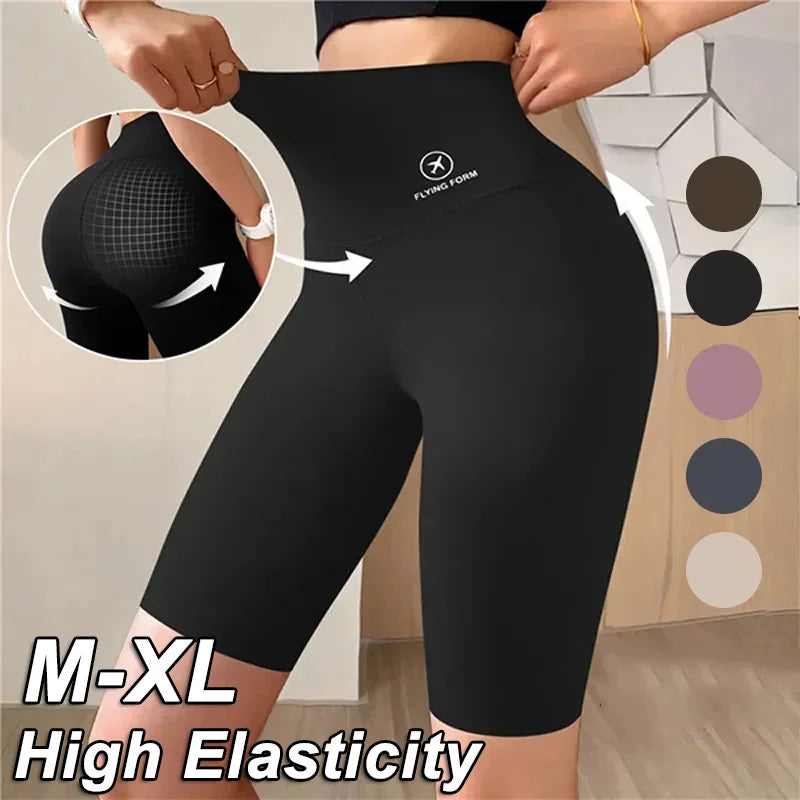 FlexFit High-Waist Sports Shorts