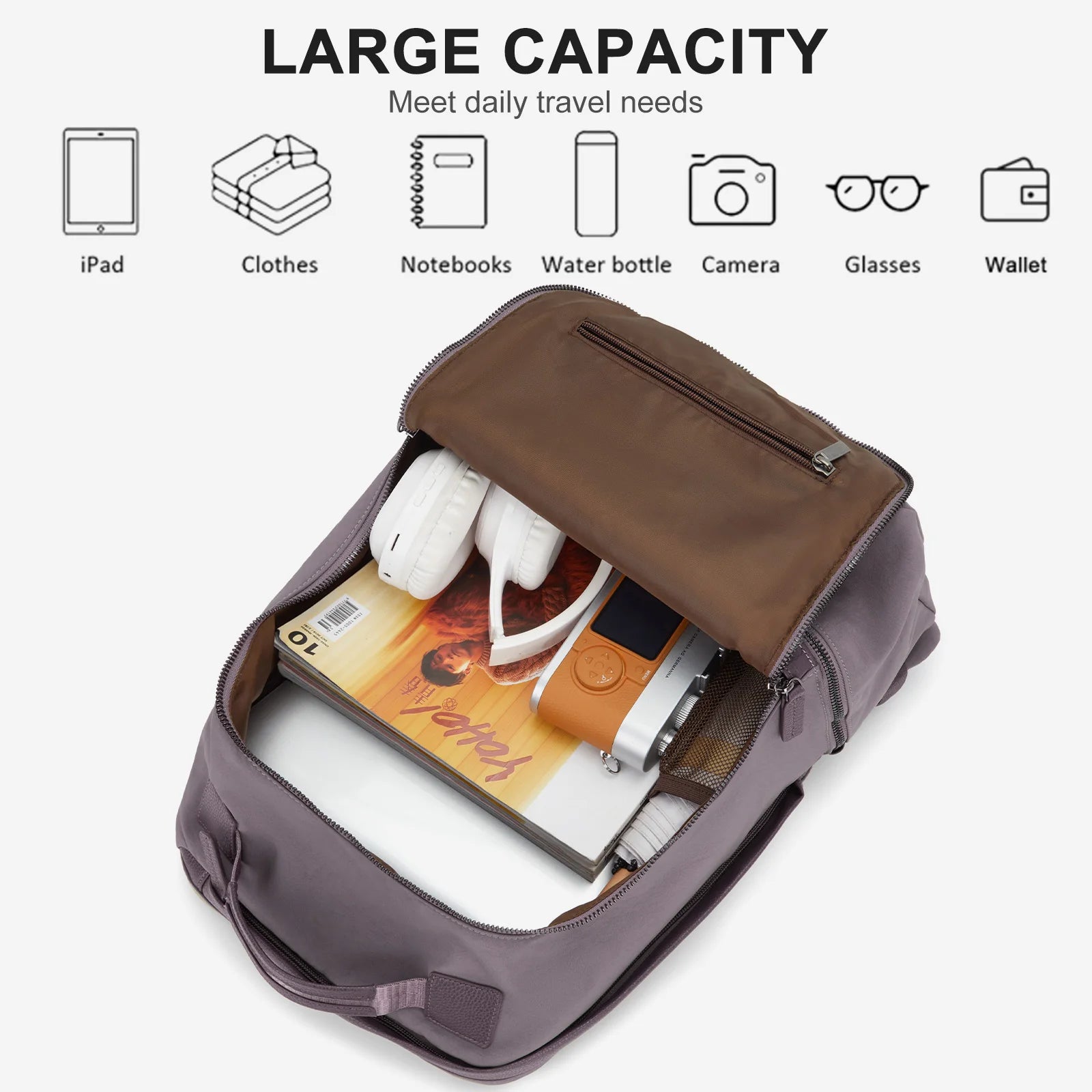 Personal Item Travel Backpack - Lobitos