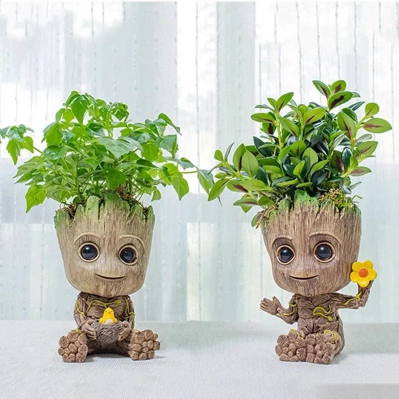 Niedlicher Marvel Groot: Stifthalter & Blumentopf in Einem