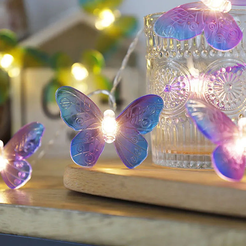 "FlutterGlow™ Butterfly Lights LED-Fairy-Lichterketten