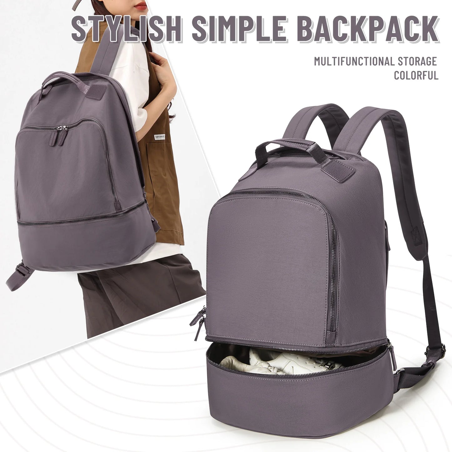 Personal Item Travel Backpack - Lobitos
