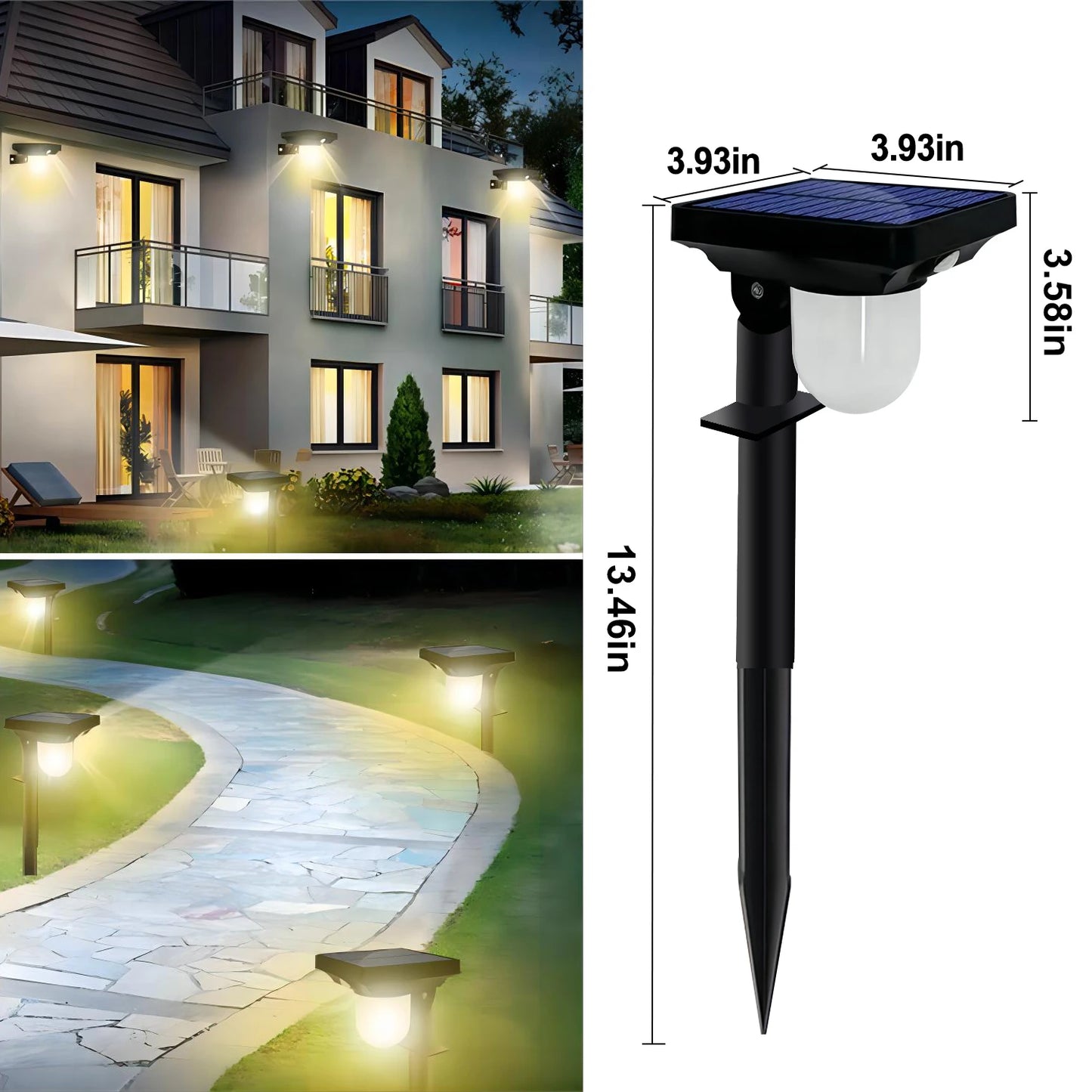 Solar Aussenleuchten mit Bewegungssensor - Lobitos