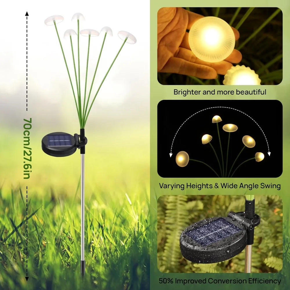 Solarbetriebene Beleuchtung - Pilz style - Lobitos