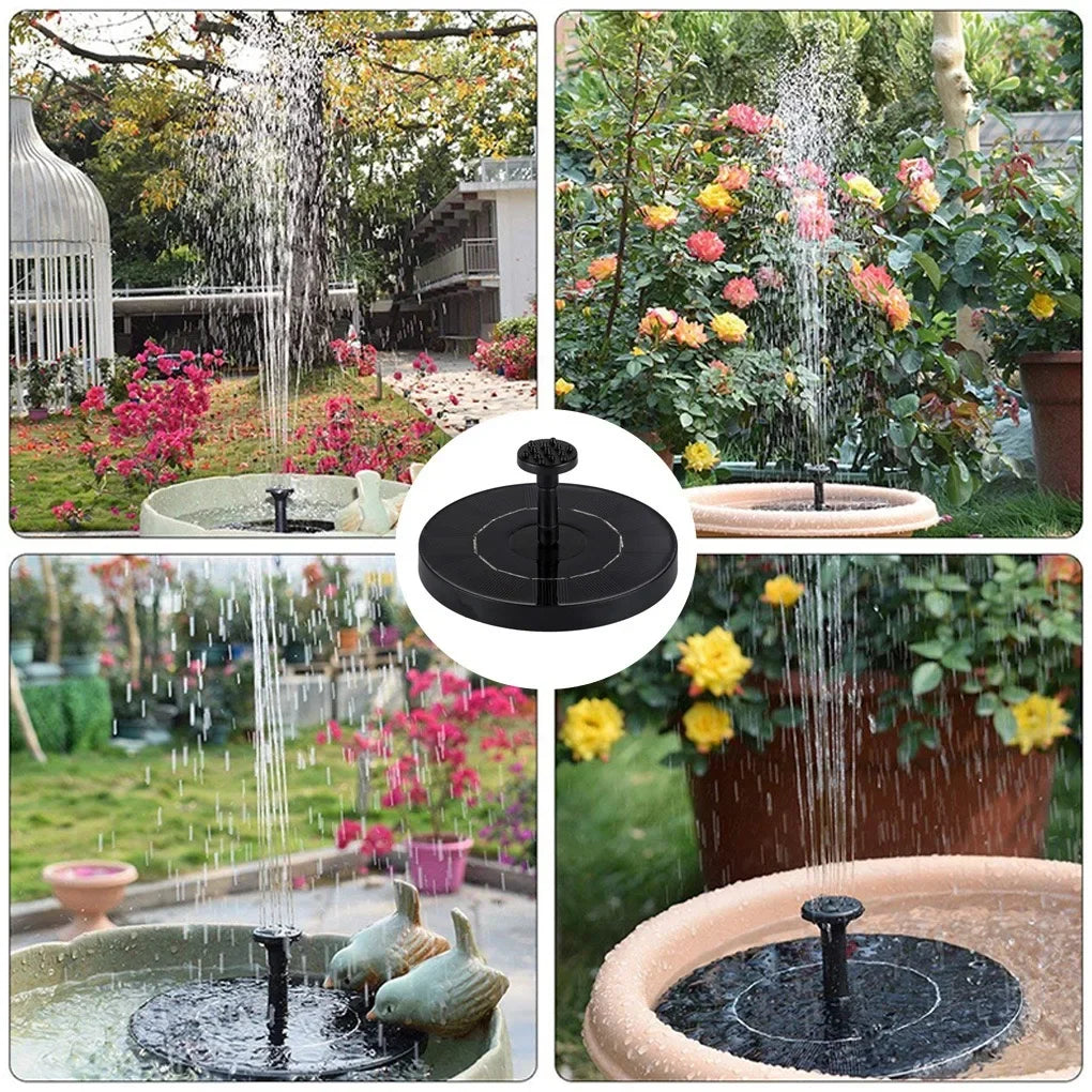 Solarbetriebener Gartenbrunnen – Für Teich, Vogelbad & Terrasse