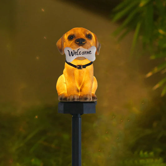 Solarbetriebene Hund Rasen Lampe - Lobitos