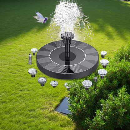 Solarbetriebener Gartenbrunnen