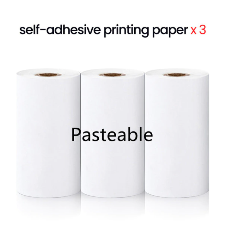 3 x Selbstklebendes Druckpapier für den Mini-Printer