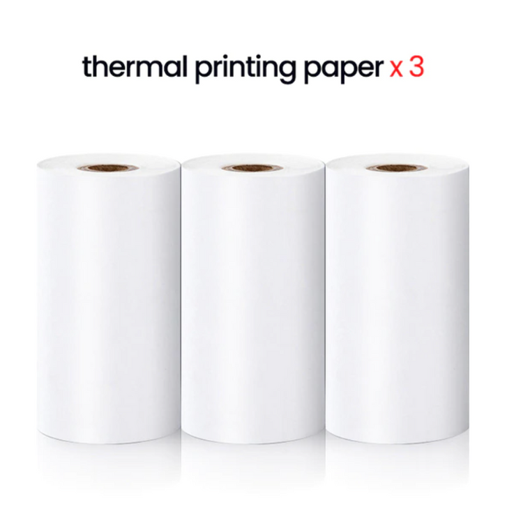 3 x Druckpapier-Rollen für den Mini-Printer