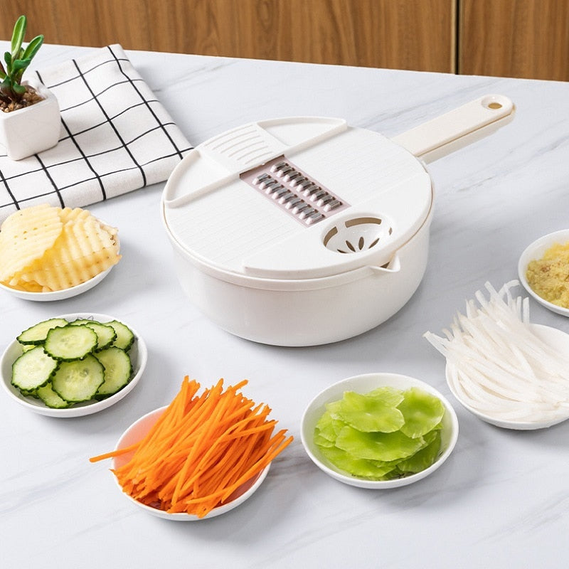 Multi-functional vegetable cutter